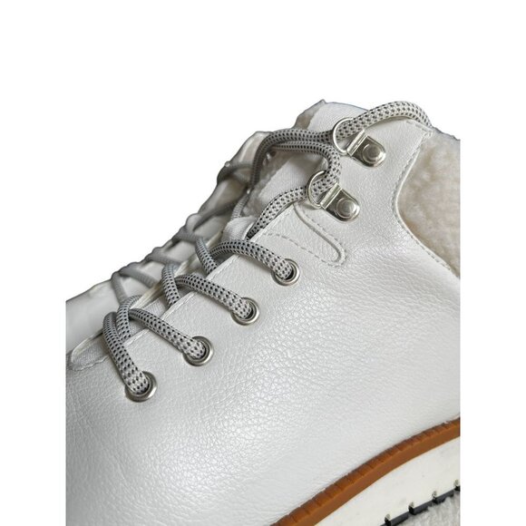 Cliffs by White Mountain Collins White Leather Fur Women's Boots Size 9 M - Picture 7 of 14